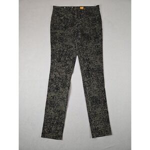 Anthropologie Pilcro and the Letterpress no 25 Serif Damask‎ Corduroy Pants